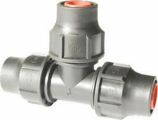 Palaplast 3291/3232 Ταφ Σωλήνων Ποτίσματος 6Atm Τύπου Lock 32mm Μαύρο