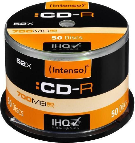 Intenso Inscripționabile CD-R 52x 700MB Cutie pentru prăjituri
