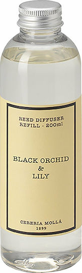 Cereria Molla Υγρό Αναπλήρωσης για Diffuser με Άρωμα Black Orchid & Lily 1353 200ml