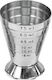 Novatex Single Bar Spirit Measure 75ml Silver