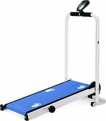 Clever 090023 Magnetic Repliabil Treadmill pentru Utilizator până la 80kg Albastru