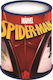 Metallic Pencil Holder Spiderman in Red Color 1pcs 10x11cm