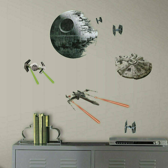 RoomMates Decor Kids Vinyl Wall Sticker Star Wars 36.83x36.58cm 21pcs