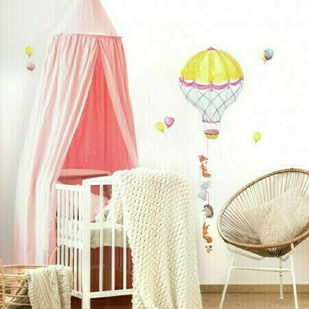 RoomMates Decor Kinder Wandsticker Wand Hot Air Balloon Pals 41x133cm 14Stück