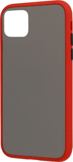 Vennus Color Button Back Cover Silicon Roșu (iPhone 11 Pro)