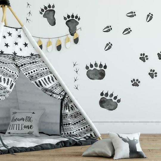 RoomMates Decor Kinder Wandsticker Wand Fußabdrücke 70Stück