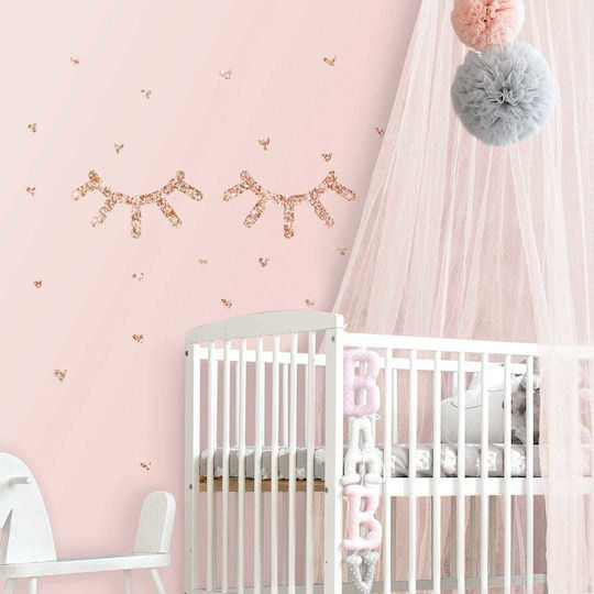 RoomMates Decor Kinder Wandsticker Wand Eyelash Glitter
