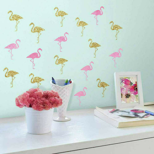 RoomMates Decor Kids Wall Sticker Flamingos