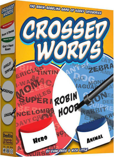 Настолна игра Crossed Words за 3-6 играчи 14+ години (EN) Indie Boards And Cards