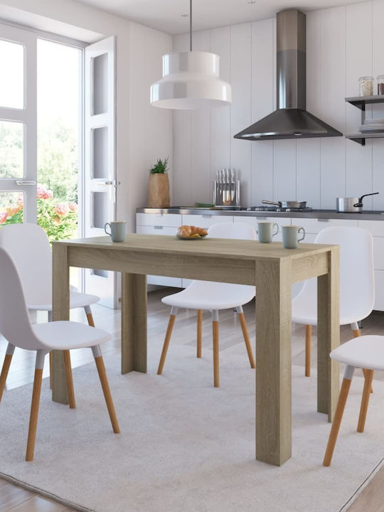Table Dining Room Collapsible Wooden Sonoma 120x60x76cm