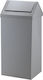 Mopatex Metal Coș de gunoi Deșeuri 80lt Inox