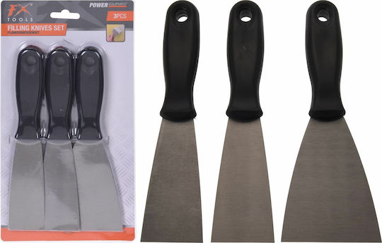 Fx Tools Spatel Metallisch 280x150mm mit Kunststoffgriff Set 3Stück C22954040