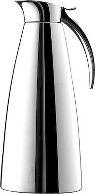 Emsa Eleganza Jug Krug Thermosflasche Rostfreier Stahl Silber 1.3lt mit Handgriff 502664