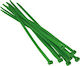Plastic Cable Ties 250mm x 3.6mm in Green Colour (100 pcs) (03-513)