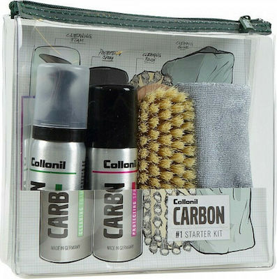 Collonil Carbon 1 Starter Kit Σετ Περιποίησης Παπουτσιών 50ml