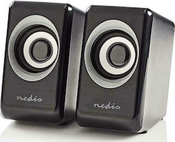 Nedis CSPR20020BK 2.0 Speakers 18W Black