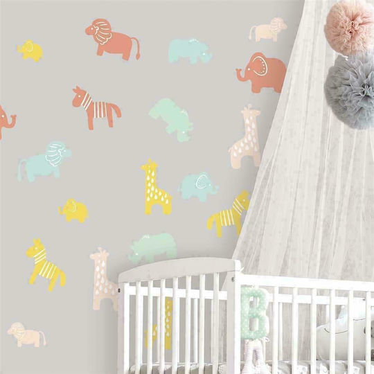 RoomMates Decor Детска стикерна за стена Стена Animal Silhouettes 36бр