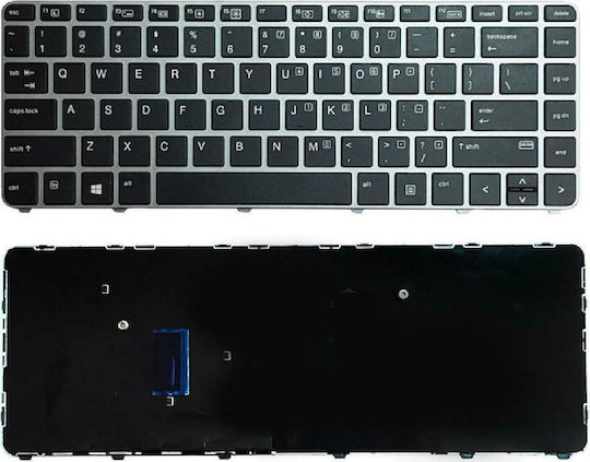 Πληκτρολόγιο Laptop για EliteBook 745/840 με Πλαίσιο σε Μαύρο χρώμα KEY-096