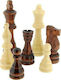 Πιόνια για Σκάκι 33x33cm Πιόνια Ξύλινα Μεσαία