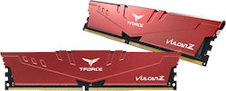 TeamGroup T-Force Vulcan Z 16GB DDR4 RAM με 2 Modules (2x8GB) και Ταχύτητα 3600 για Desktop