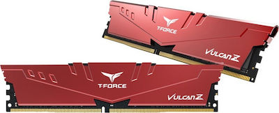 TeamGroup T-Force Vulcan Z 32GB DDR4 RAM με 2 Modules (2x16GB) και Ταχύτητα 3600 για Desktop