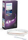 Philips Hue Lightstrip Plus Extension V4 Bandă LED Alimentare 220V RGBW Lungime 1m 929002269201
