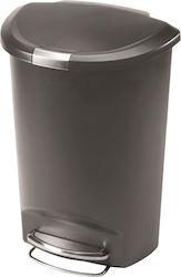 Simplehuman Πλαστικός Κάδος Απορριμμάτων με Πεντάλ 50lt Γκρι