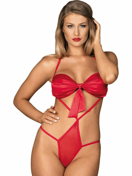 Obsessive Giftella Sexy Bodysuit Red