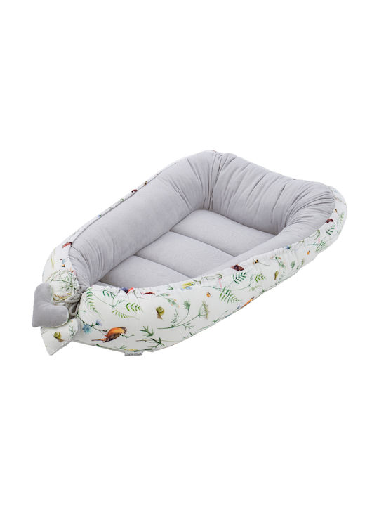 Tuttolina Baby Nest Pillow Waffle Birds Green