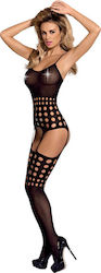 Obsessive Fabulous Bodystocking Black