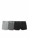 17-1204-06 Men's Boxers Gray / Dark Gray / Black 3Pack