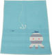 Vesta Home Κουβέρτα Αγκαλιάς & Λίκνου Fleece Γαλάζια 70x90εκ.