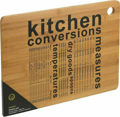 Excellent Houseware Rectangular Bamboo Chopping Board Brown 40x30cm