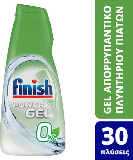 Finish Power Gel Gel Dishwasher Detergent Environmentally Friendly 600ml 30 Doses