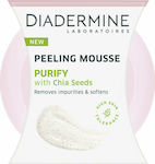 Diadermine Mousse Purify with Chia Seeds Peeling pentru Față 75ml