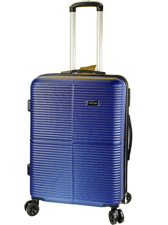 Forecast Medium Hard Blue Travel Suitcase with ...
