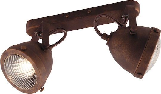 Fan Europe Habana Double Spot with GU10 Lamp Adapter in Bronze Colour