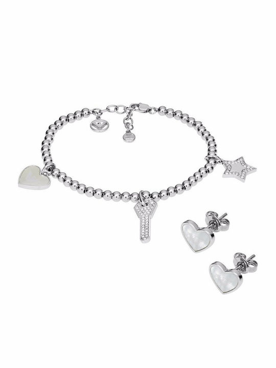 Emporio Armani Schmuckset aus Stahl Emporio Armani Schmuckset aus Stahl