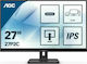 AOC 27P2C IPS Monitor 27" FHD 1920x1080 mit Reaktionszeit 4ms GTG