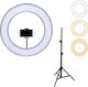 Andowl Ring Light 25cm 2500-4500K με Τρίποδο Δαπέδου και Βάση για Κινητό