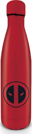 Pyramid International Metal Drinks Bottle Bottle Thermos Stainless Steel 540ml Red