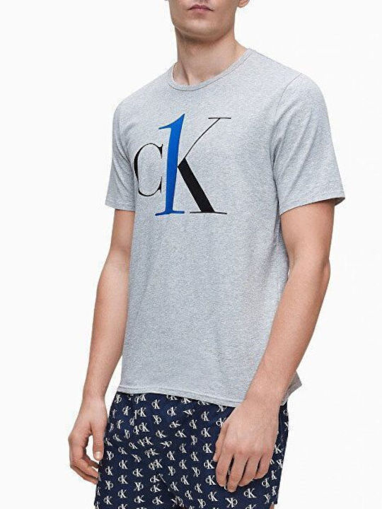Calvin Klein Men's Summer Pajama Blouse Gray NM...
