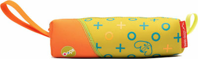 Oops X-Large Dog Pencil Case Barrel with 1 Compartment Orange