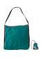 Ticket To The Moon Eco Supermarket 40L Fabric Shopping Bag In Green Colour