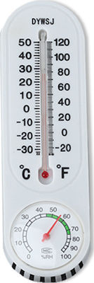 DYWSJ Indoor - Outdoor Thermometer & Hygrometer Wall Mounted