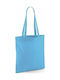 Westford Mill W101 Cotton Shopping Bag Surf Blue