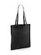 Westford Mill W101 Cotton Shopping Bag Black