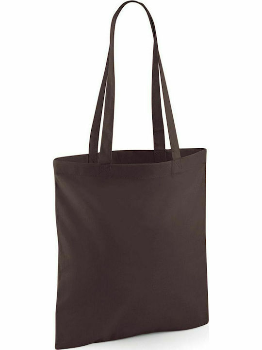 Westford Mill W101 Cotton Shopping Bag Chocolate