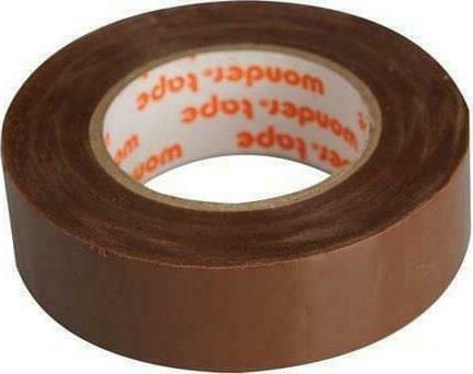Wonder Insulation Tape 19mm x 20m PVC Narrow Brown Brown