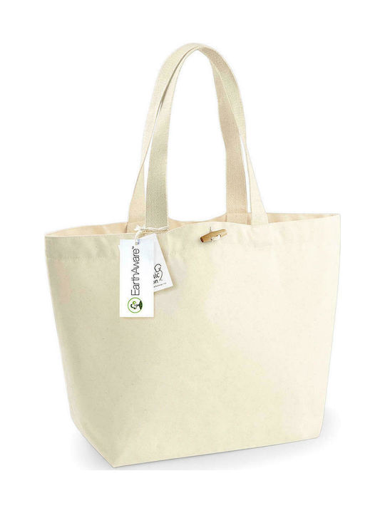 Westford Mill W850 Cotton Shopping Bag Beige